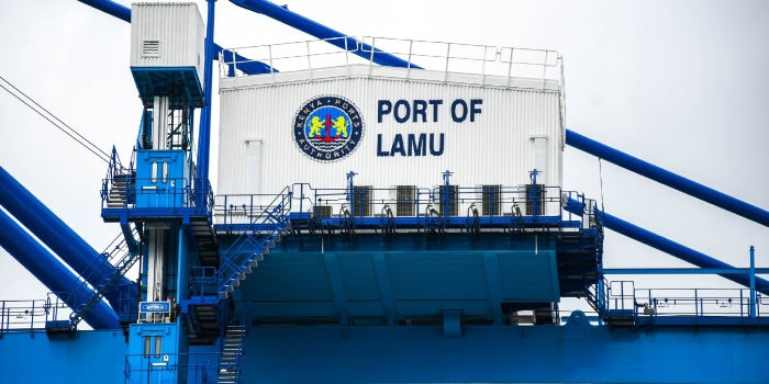 A delegation of business leaders who visited Port of Lamu. Photo by Lamu County Government.